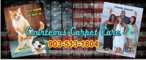 Services offered by Courteous Carpet Care